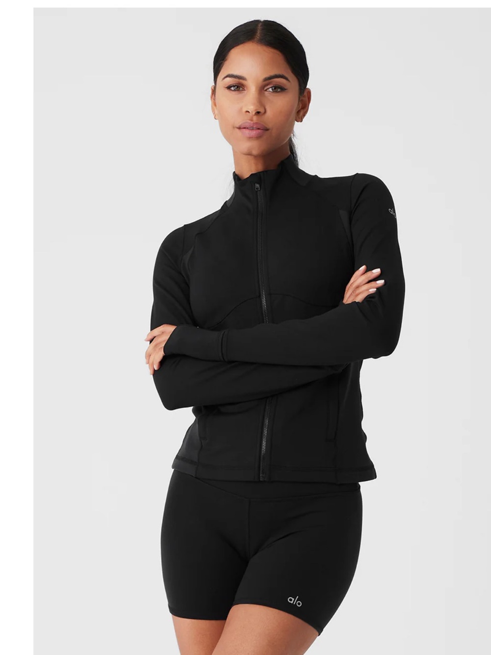 ALO Airbrush Formation Jacket | Blk | SM